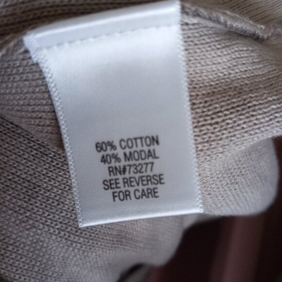 Dana Buchman Grey Damask Open Cardigan Sweater Kimono sz M  NWT  /B8 - Picture 8 of 10